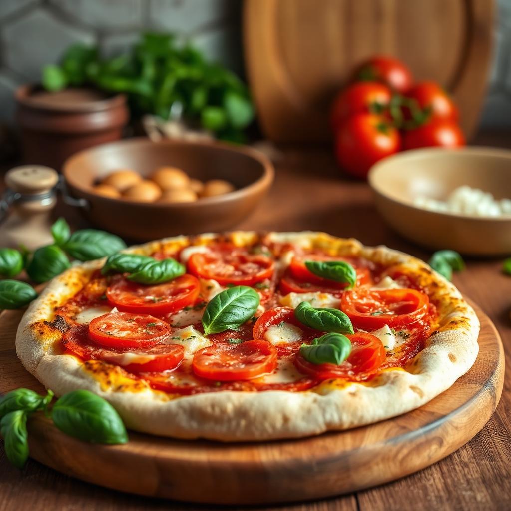 Pizza fit caseira