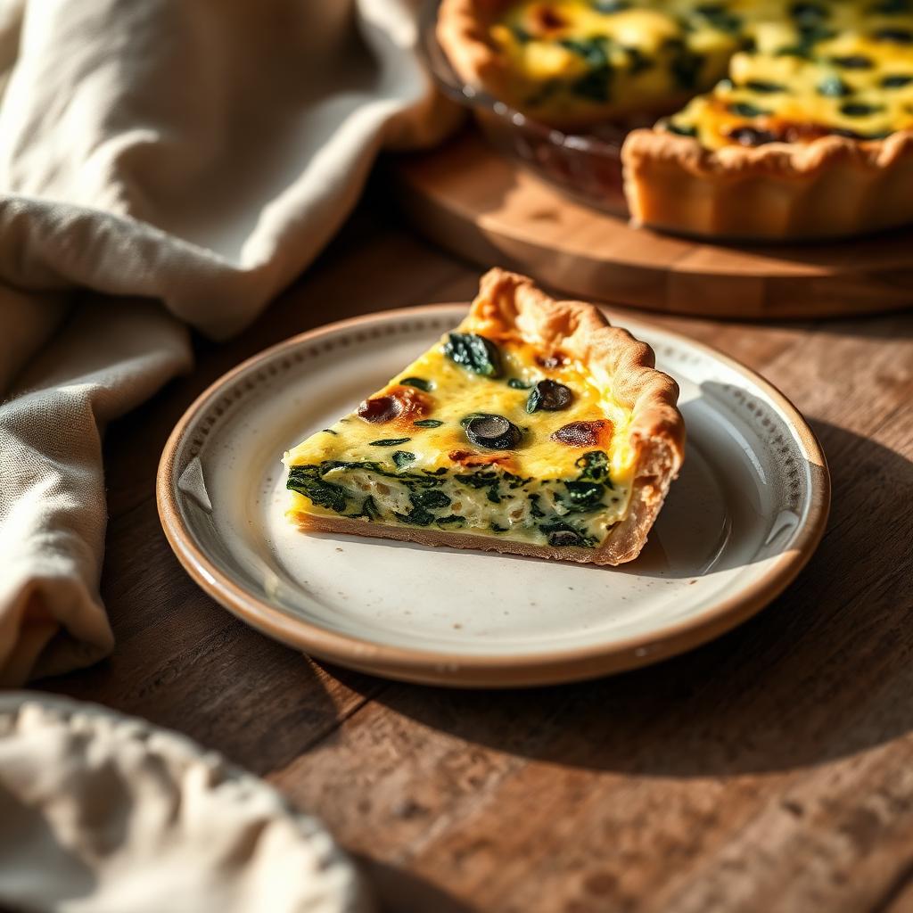 Quiche de espinafre
